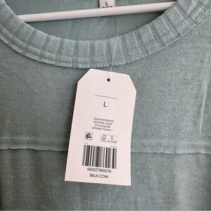 Women’s NEW Lightweight Blue Green Sweater by Wonderly size Large, athleisure